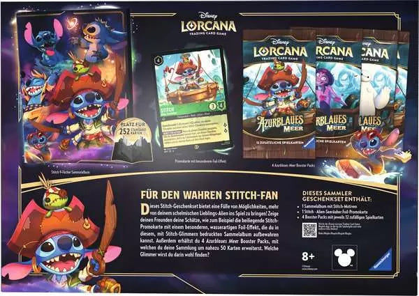 Lorcana - Disney Lorcana: Azurblaues Meer - Stitch Collector's Geschenk-Set (Deutsch) (1)
