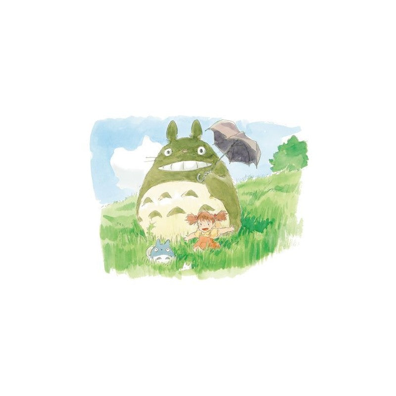 Mei & Totoro - Mein Nachbar Totoro - Aquarell Art Karte - Movic