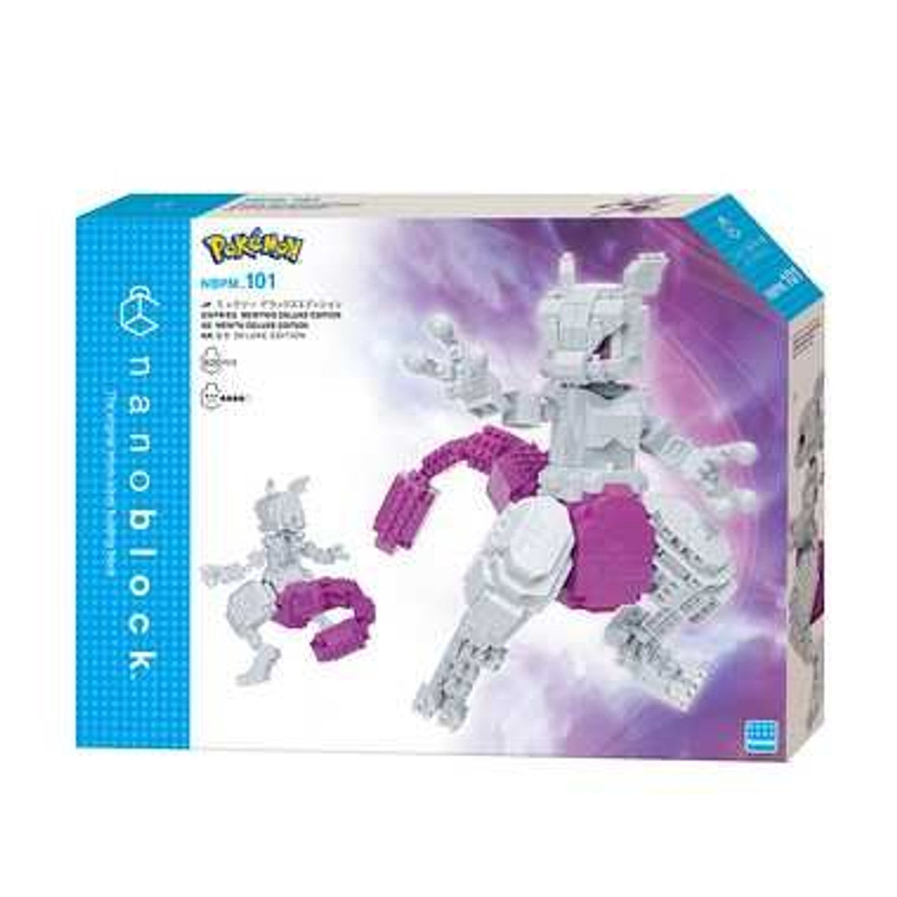 Mewtwo - Pokémon // Deluxe NANOBLOCK - NBPM_101 (1)