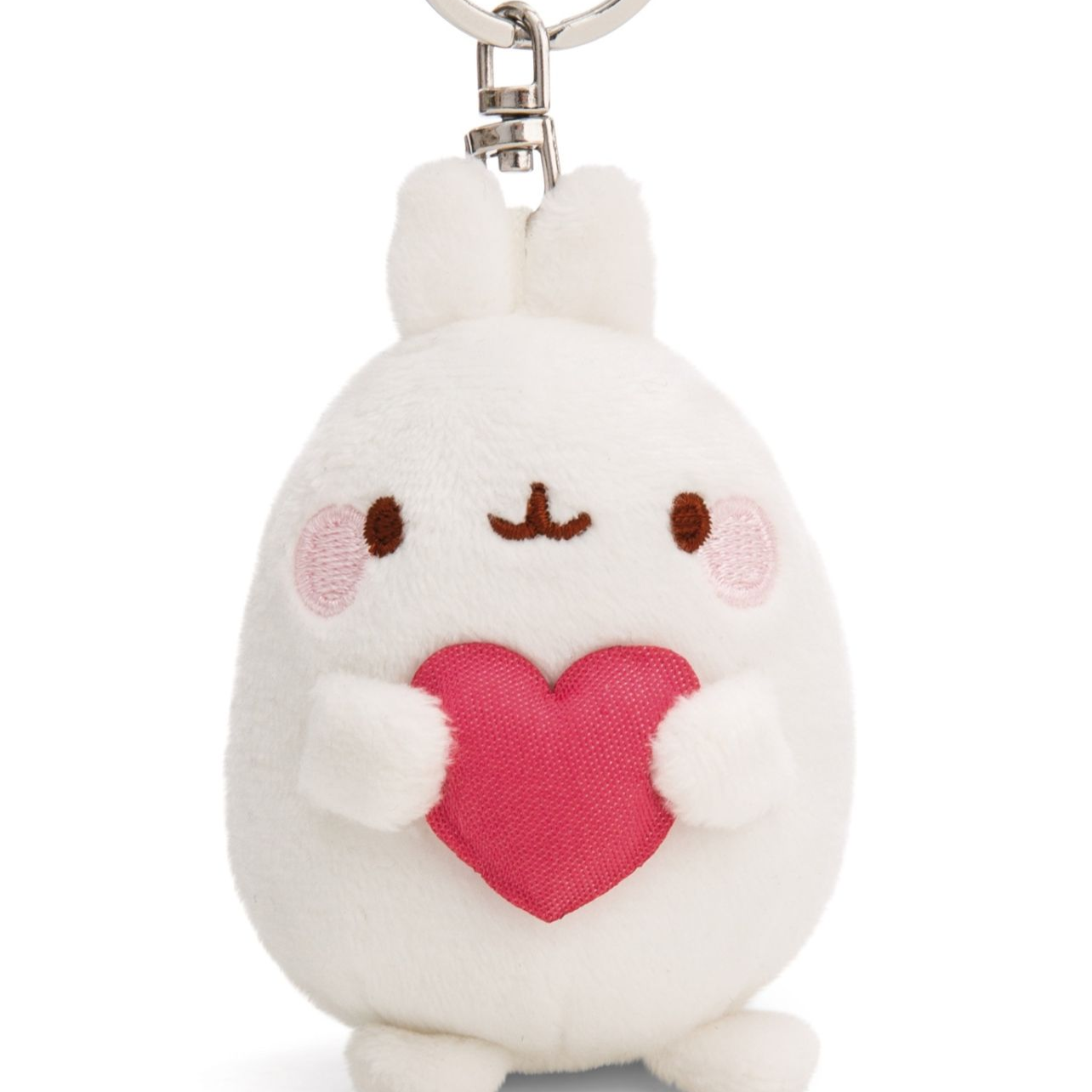 Molang mit Herz - Molang - Schlüsselanhänger (8cm)