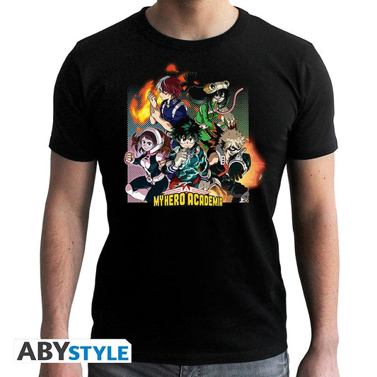 "Gruppe" - Men's T-Shirt - L - My Hero Academia - AbyStyle