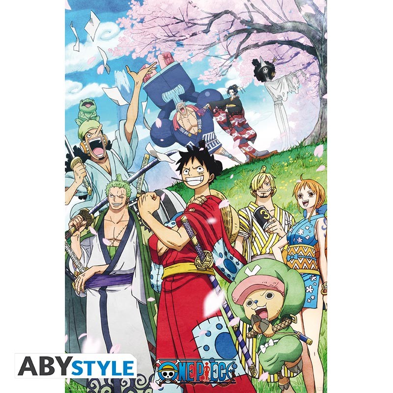 "Wano" Strohhut-Bande - One Piece Poster (91.5 x 61 cm) - AbyStyle