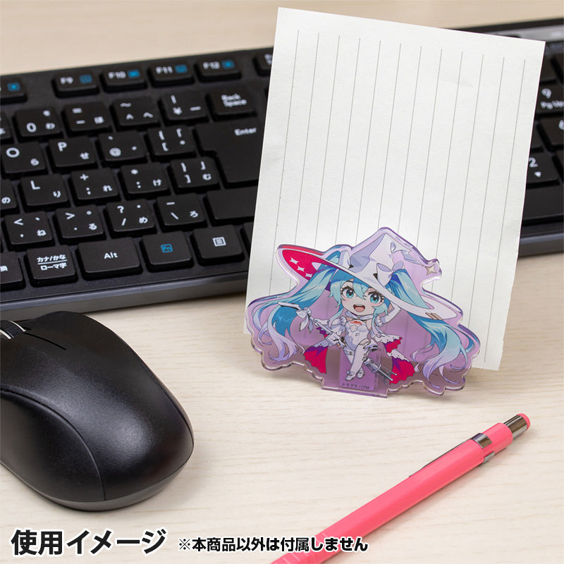 Raicing Miku - Acryl Clip Aufsteller (Nendoroid Plus Key Visual1 Version) - Hobby Stock (1)