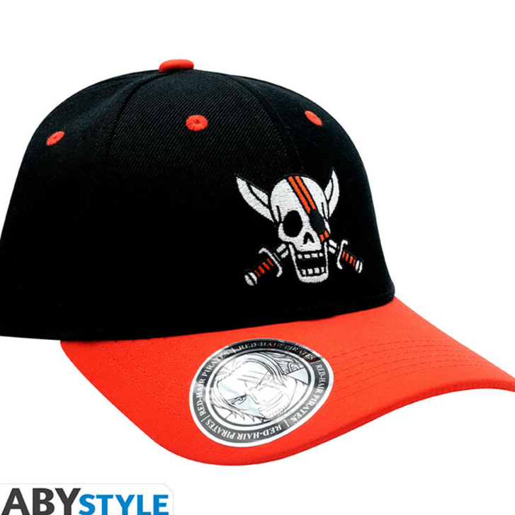 ONE PIECE - Cap - Black & Red - Shanks