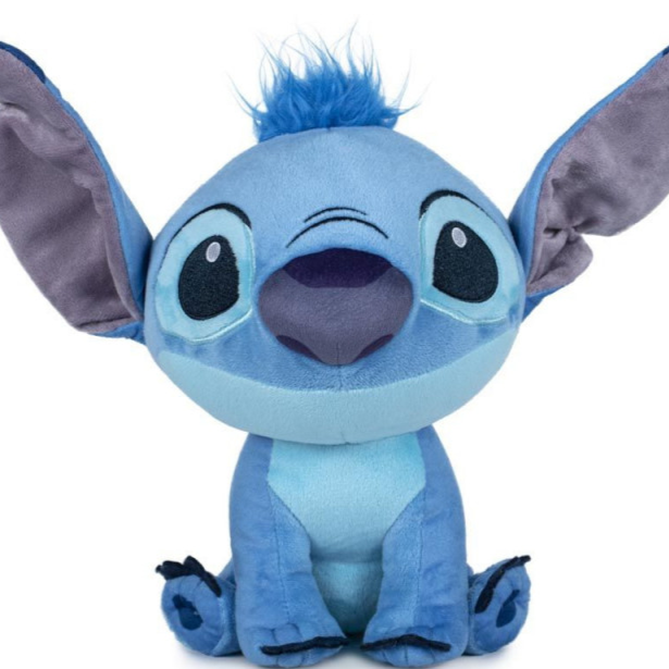 Stitch - seating with big head - 30cm - w/sound