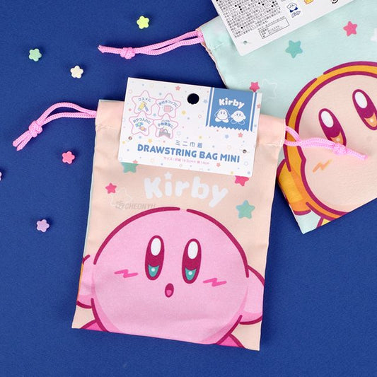 [STORES ONLY] Kirbys Dream Land - Kordelzug Täschchen (randon 1 von 2 Motiven) - Cheonyu