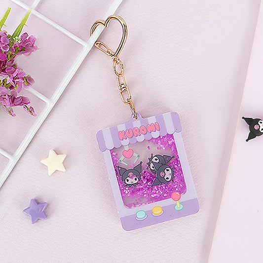 [STORES ONLY] Kuromi - Anhänger mit Herz-Clip - Sanrio - Cheonyu