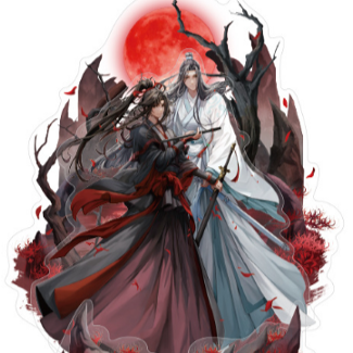 Grandmaster of Demonic Cultivation - Wei Wuxian & Lan Wangji - 5th Anniversary Version - Acrylaufsteller