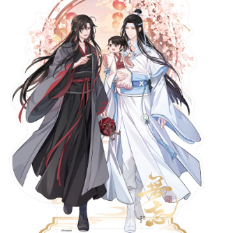 Grandmaster of Demonic Cultivation - Wei Wuxian & Lan Wangji - Wu Wang Version - Acrylaufsteller