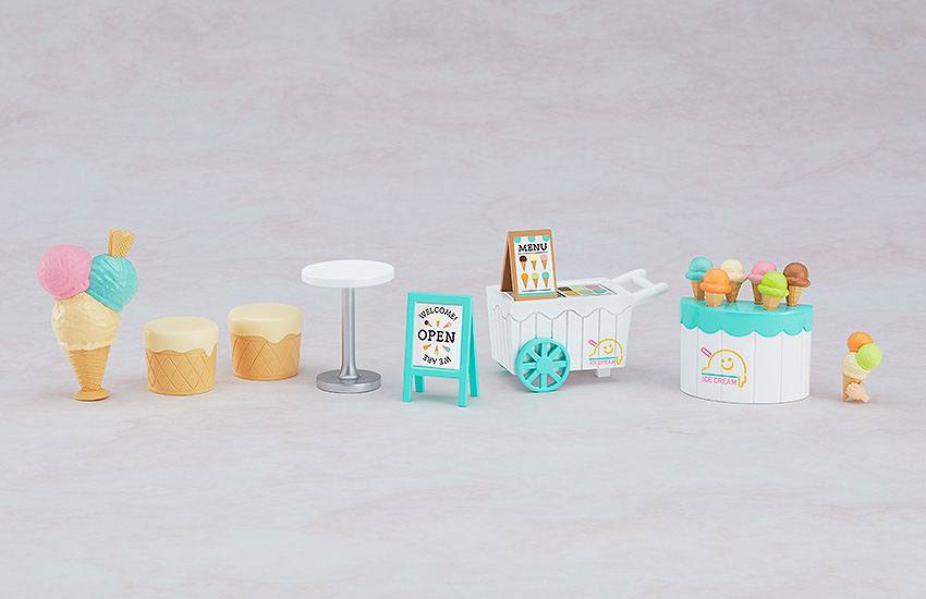 Nendoroid More Zubehör-Set für Nendoroid Actionfiguren Ice Cream Shop