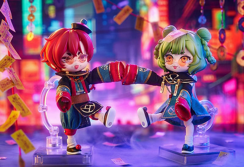 Original Character Nendoroid Doll Actionfigur Chinese-Style Jiangshi Twins: Ginger 14 cm