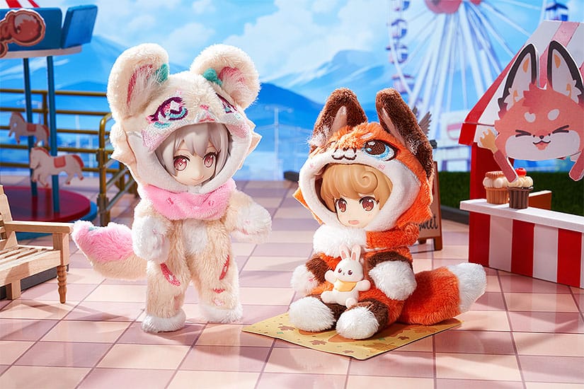Fluffy Land Zubehör-Set für Nendoroid Doll Actionfiguren Kigurumi Pajamas: Bay