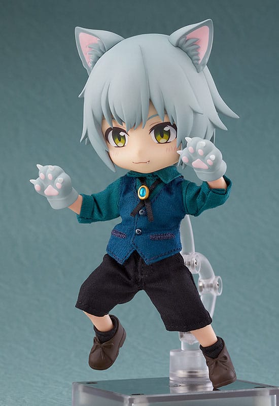 Original Character Nendoroid Doll Actionfigur Wolf: Ash 14 cm (re-run)