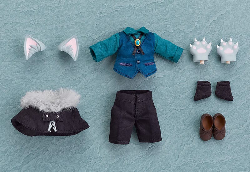 Original Character Nendoroid Doll Actionfigur Wolf: Ash 14 cm (re-run)