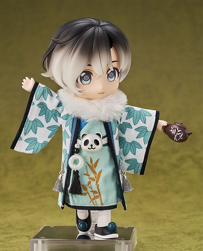 Original Character Nendoroid Doll Actionfigur Chinese-Style Panda Mahjong: Laurier 14 cm