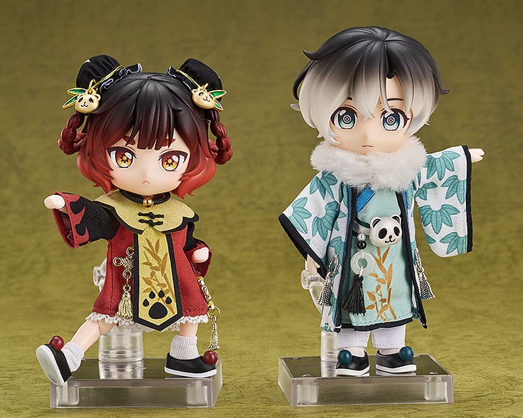 Original Character Nendoroid Doll Actionfigur Chinese-Style Panda Mahjong: Laurier 14 cm