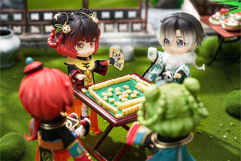 Original Character Nendoroid Doll Actionfigur Chinese-Style Panda Mahjong: Laurier 14 cm