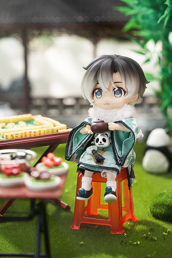 Original Character Nendoroid Doll Actionfigur Chinese-Style Panda Mahjong: Laurier 14 cm