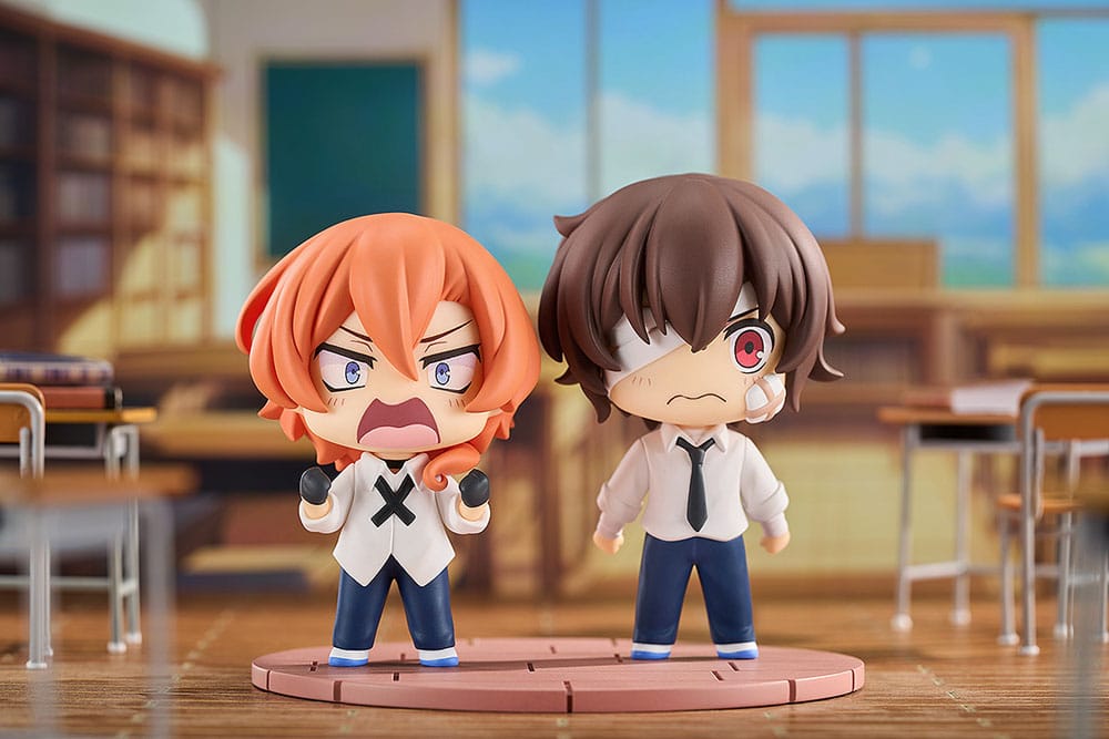 Bungo Stray Dogs Wan!Chibi Minifiguren Osamu Dazai & Chuya Nakahara: Fourteen-Year-Old Ver. 8 cm