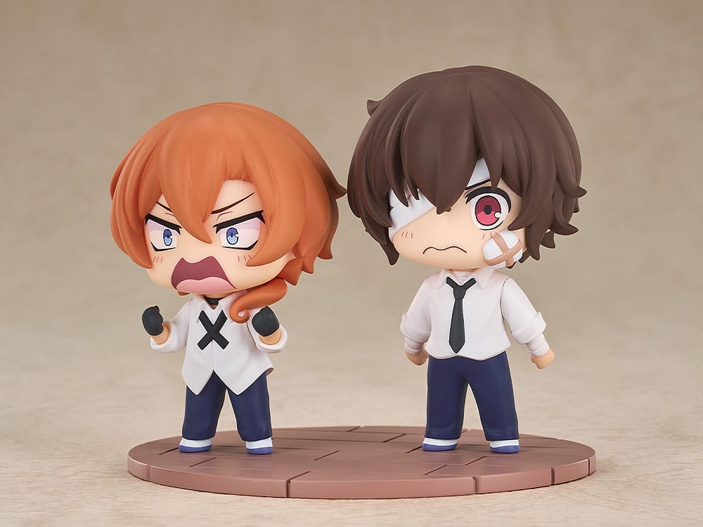 Bungo Stray Dogs Wan!Chibi Minifiguren Osamu Dazai & Chuya Nakahara: Fourteen-Year-Old Ver. 8 cm
