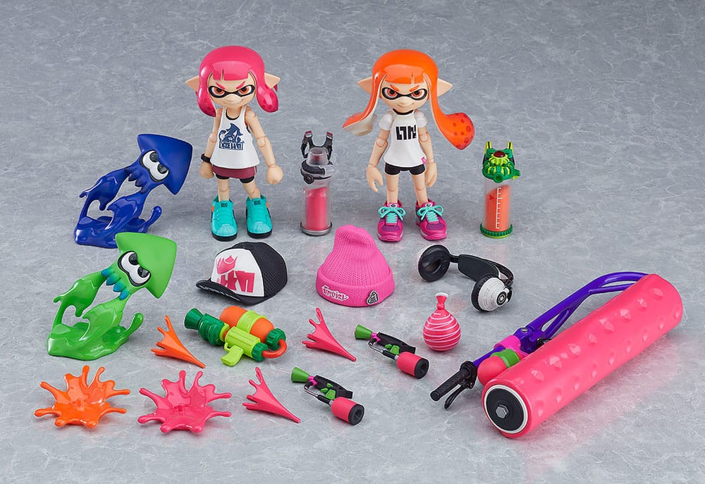 Splatoon/Splatoon 2 Figma Actionfigur Splatoon Girl DX Edition 10 cm