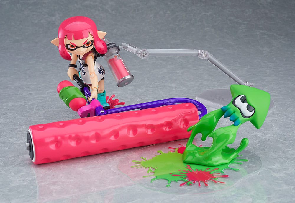 Splatoon/Splatoon 2 Figma Actionfigur Splatoon Girl DX Edition 10 cm
