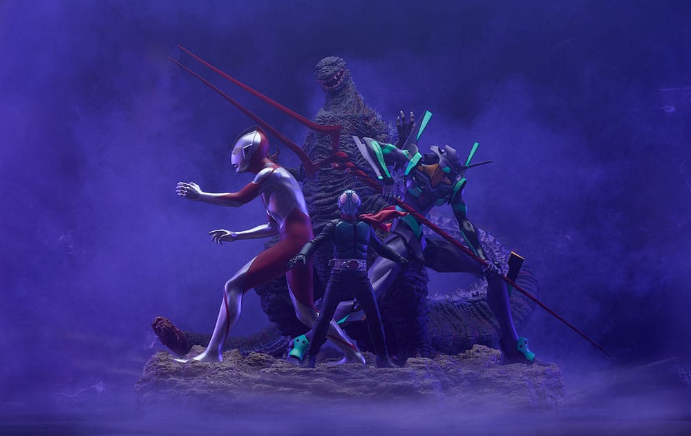 Shin Japan Heroes Universe Statuen 4er-Pack