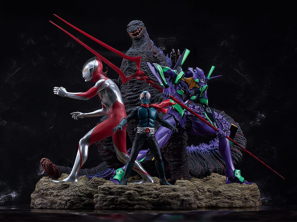 Shin Japan Heroes Universe Statuen 4er-Pack