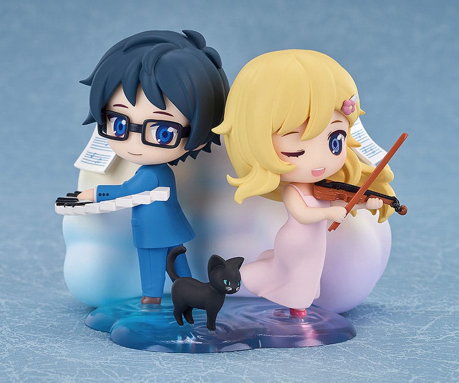Your Lie in April Minifiguren Qset 2er-Pack Kaori Miyazono & Kosei Arima 9 cm