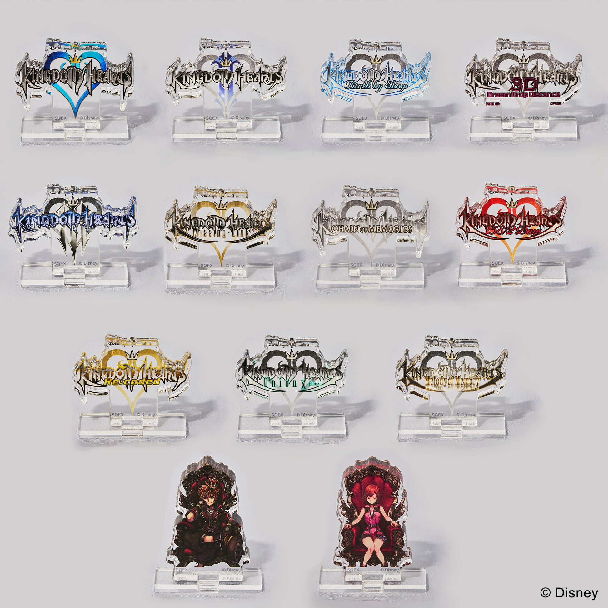 Zufällige Auswahl - Kingdom Hearts - Serien Logo Acrylaufsteller Kollektion - Bushiroad Creative (1)